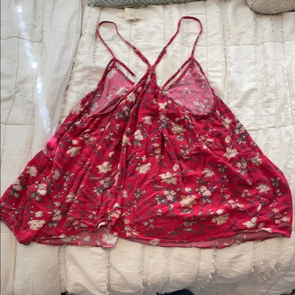 flowy american eagle floral tank - Picture 2 of 3
